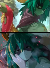 Finn and Wizard Huntress comic porn