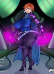 Future Gwen x Future Charmcaster comic porn cover