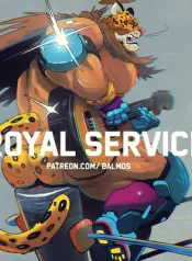 Royal Service HD comic porn cover