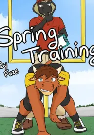 Spring Training comic porn cover