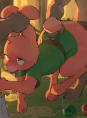 Wolfos Encounter comic porn cover