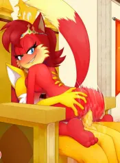 King Tails And His Bitch Queen comic porn