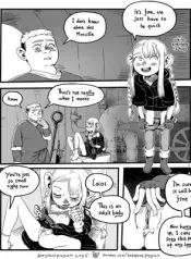 Marcille x Laios comic porn